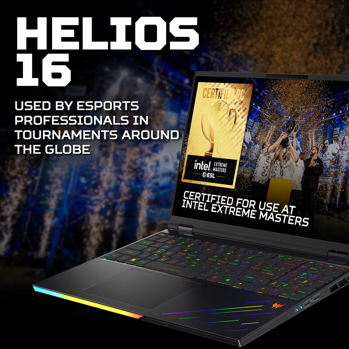 Acer Predator Helios AI, Intel Core Ultra 9, 64GB RAM, 1TB SSD NVIDIA GeForce, view 3