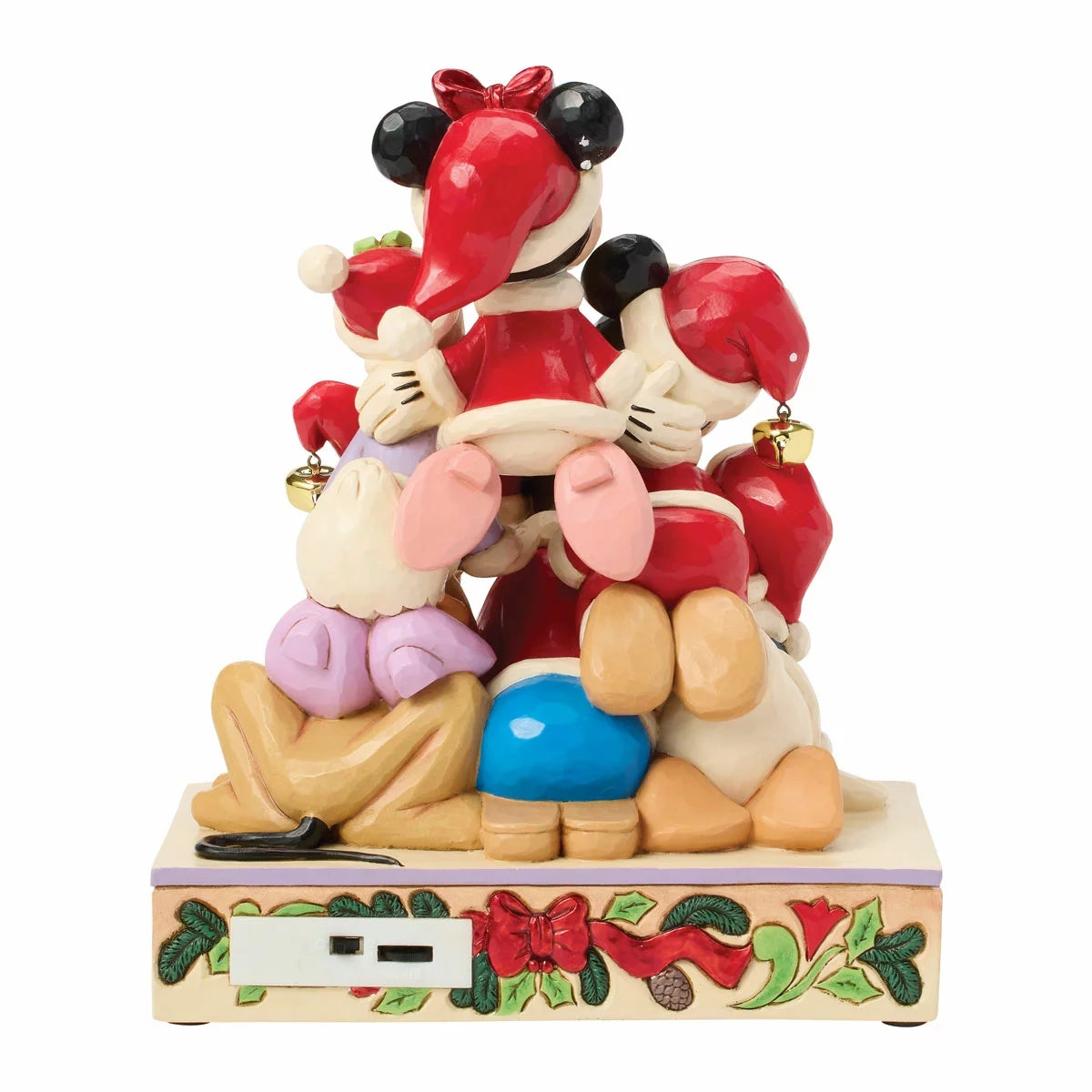 11.5 Inch Jim Shore Disney Traditions Stacked Mickey and Friends Musical Figurine, view 5