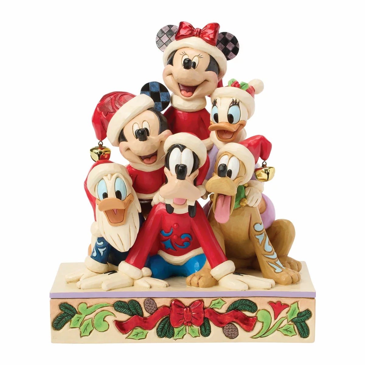 11.5 Inch Jim Shore Disney Traditions Stacked Mickey and Friends Musical Figurine, view 2