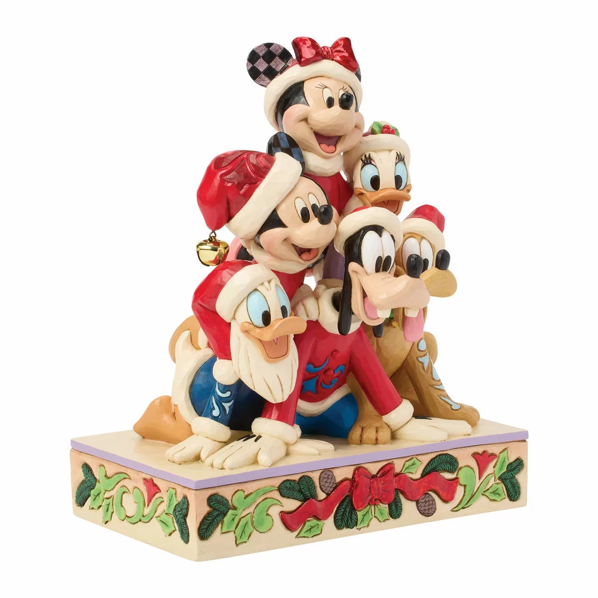 11.5 Inch Jim Shore Disney Traditions Stacked Mickey and Friends Musical Figurine, view 3