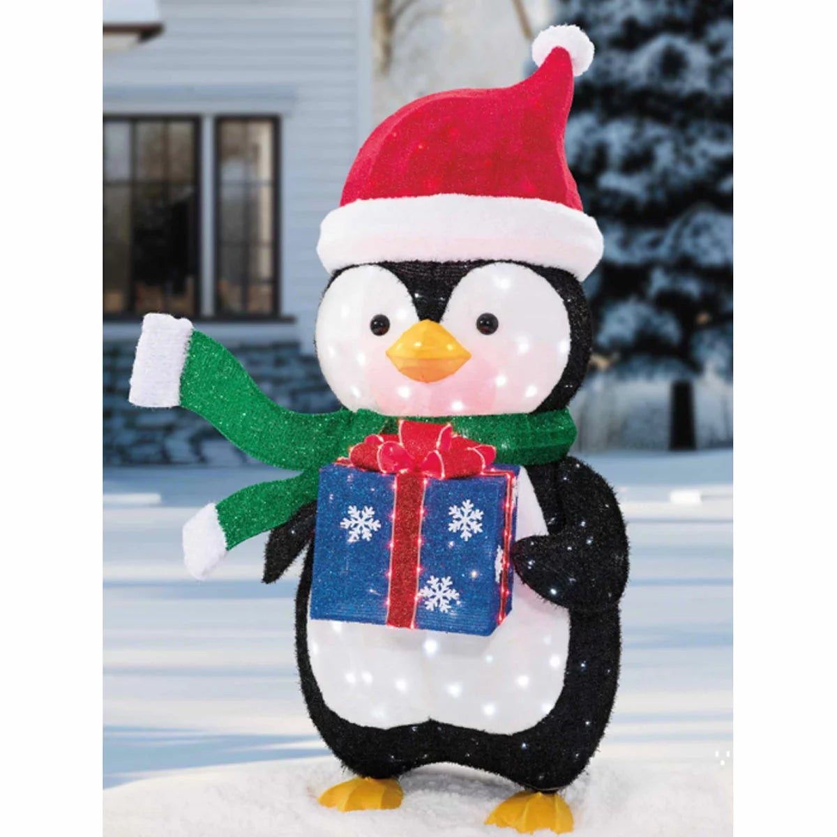 5ft LED Penguin With Gift Box