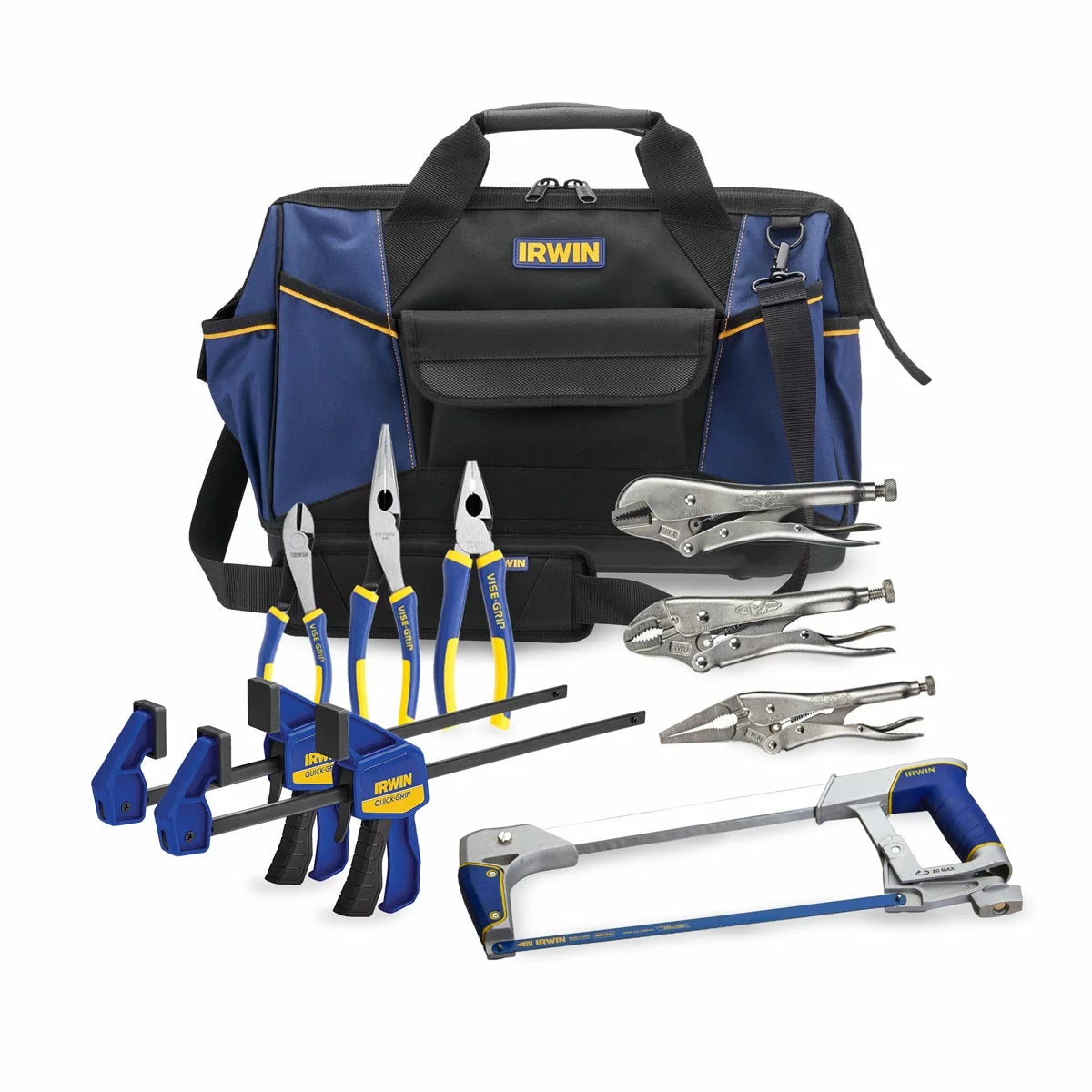 IRWIN 9 Piece Hand Tool Bundle + 19" Tool Bag