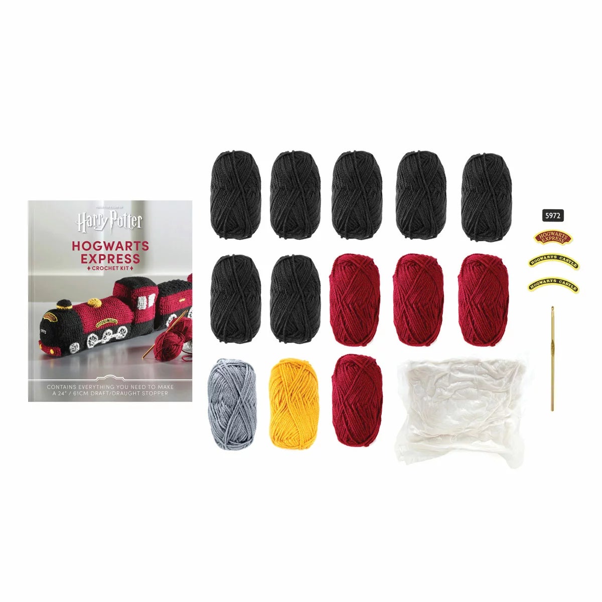 Harry Potter Crochet Kit in 2 Options: Night Bus or Hogwarts Express, view 4