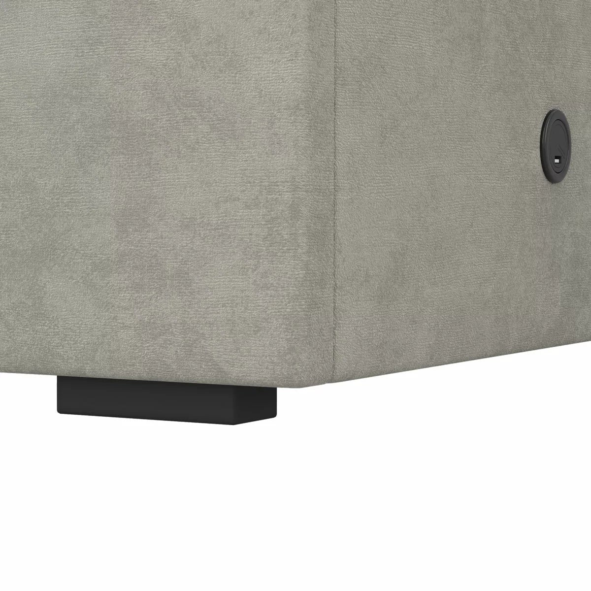 Highgrove Swift Grey Fabric Full Ottoman Bed Frame in 3 Sizes, view 27