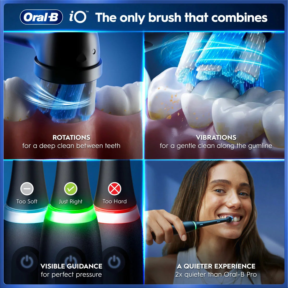 Oral-B iO Series 5 Electric Toothbrush with Travel Case in Matt Black