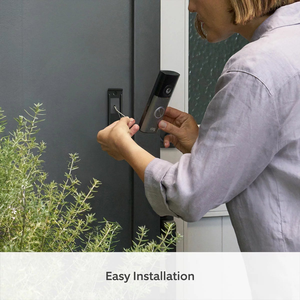 Ring Hardwired Video Doorbell Pro (3rd Gen) Satin Nickel + Chime (3rd Gen), view 4