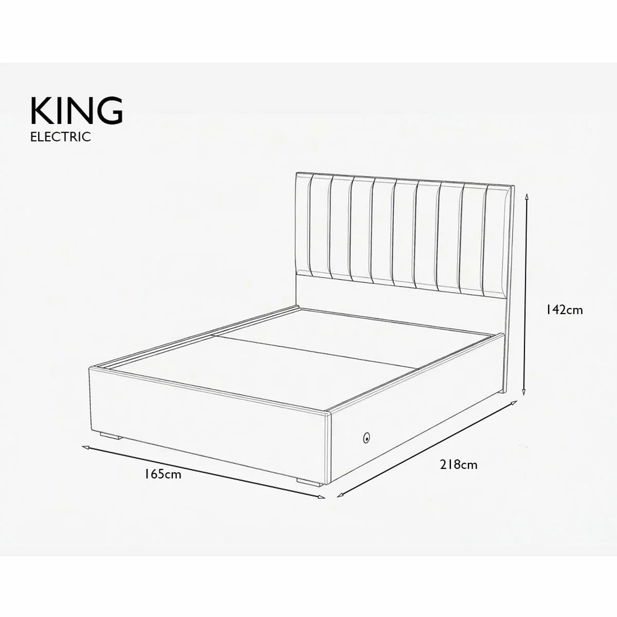 Highgrove Swift Green Fabric Full Ottoman Bed Frame in 3 Sizes, view 15