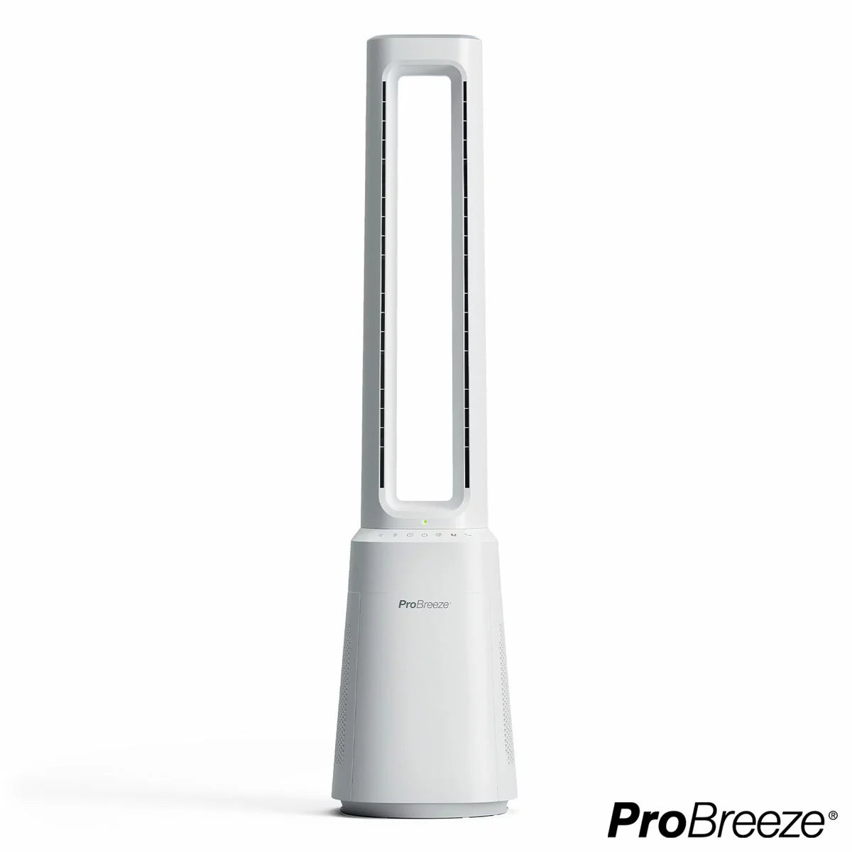 Pro Breeze OmniAir 41" Premium Bladeless Tower Fan & Air Purifier in White