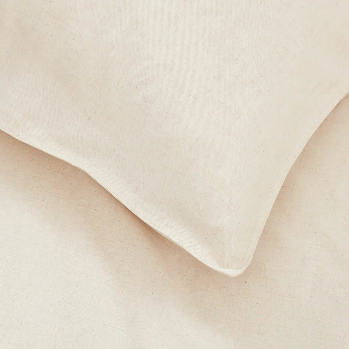 Panda Bamboo & French Linen Natural Duvet Cover Set in 3 Sizes