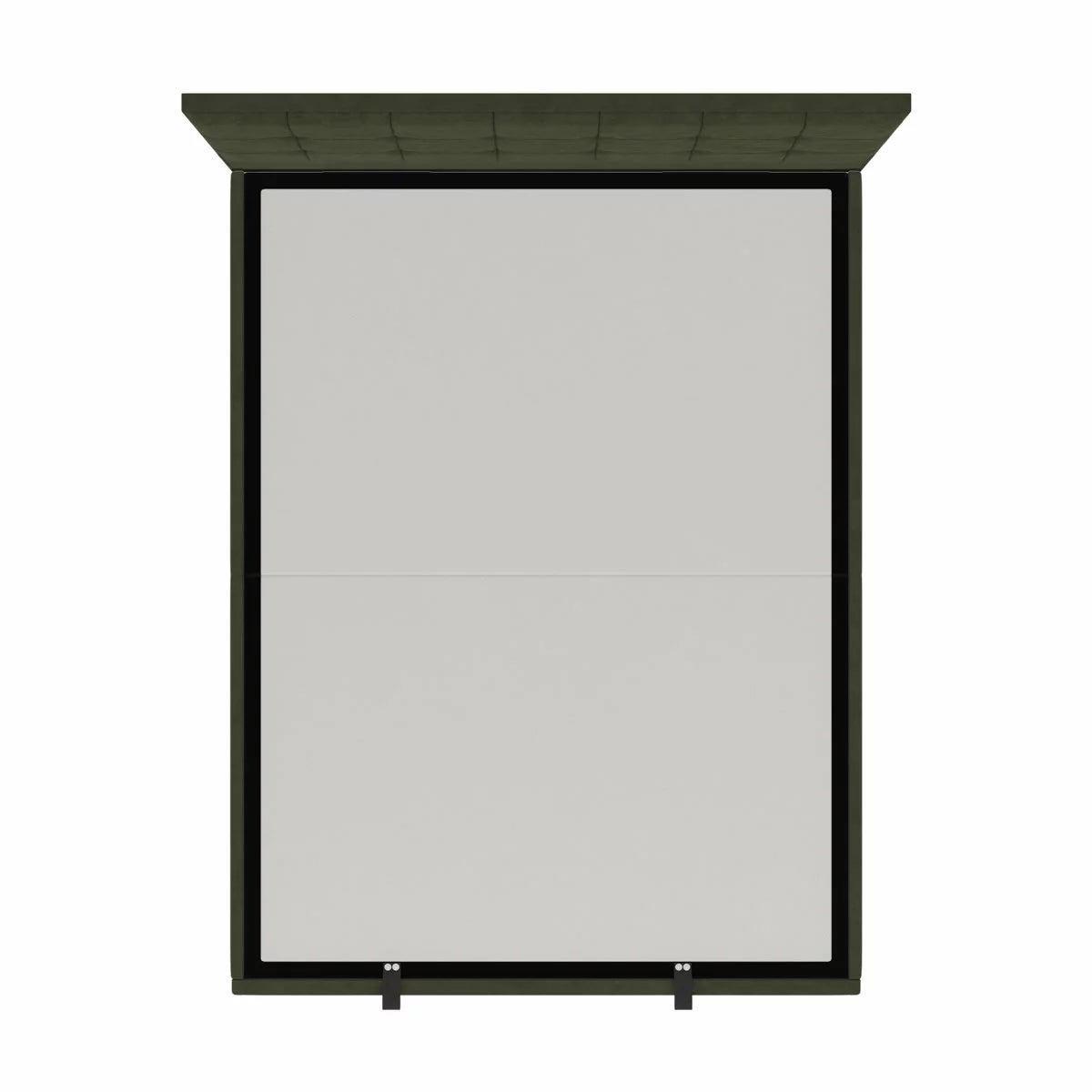 Highgrove Kavalan Green Fabric Full Ottoman Bed Frame in 3 Sizes, view 3