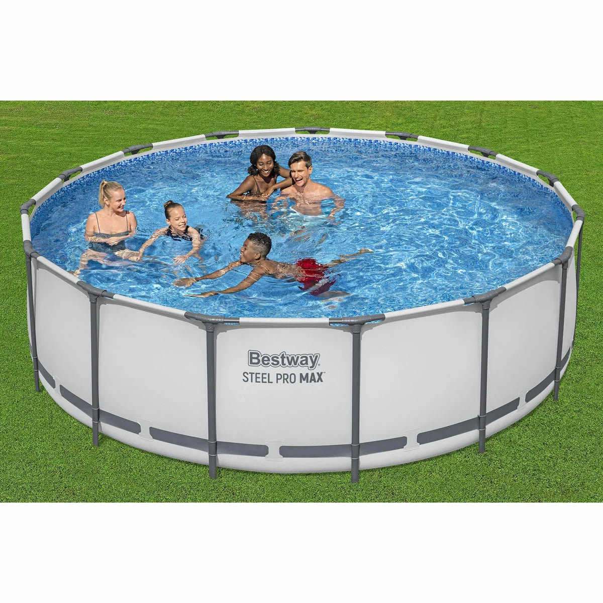 Bestway® 15ft (4.5m) Steel Pro MAX™ Above Ground Pool Set