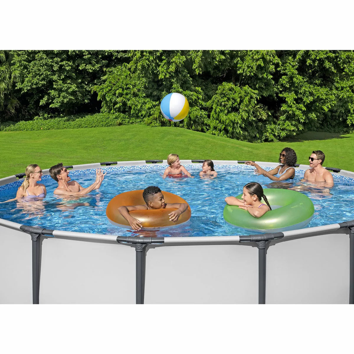 Bestway® 15ft (4.5m) Steel Pro MAX™ Above Ground Pool Set