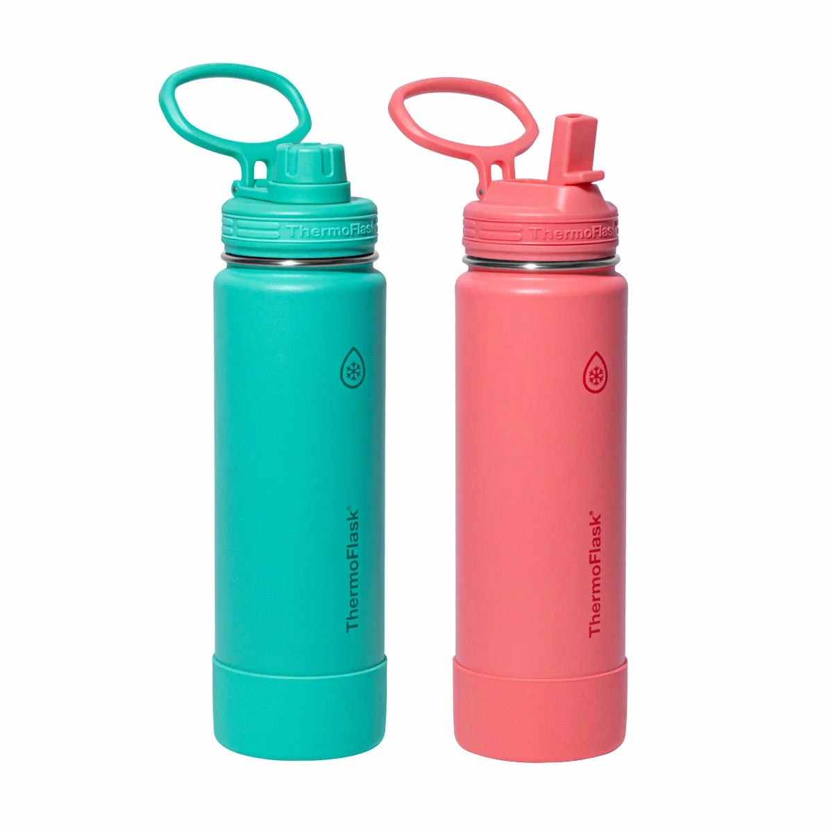 ThermoFlask Stainless Steel Water Bottle 710ml, 2 Pack, view 2