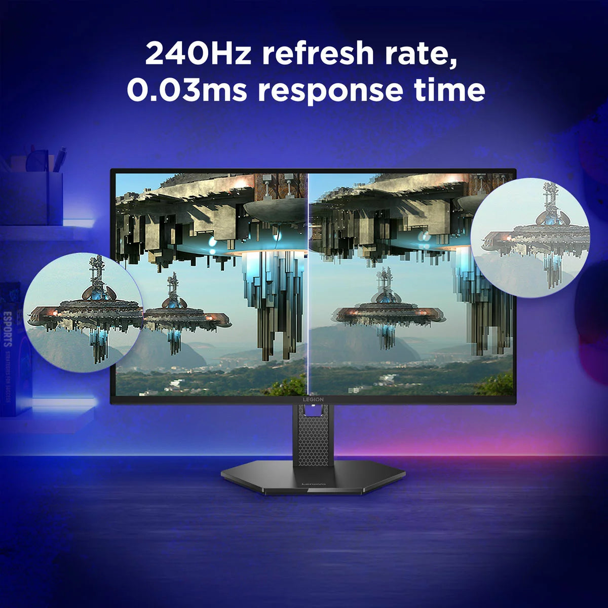 Lenovo Legion 27 Inch 240Hz QHD OLED Gaming Monitor, 67E1GAC1UK
