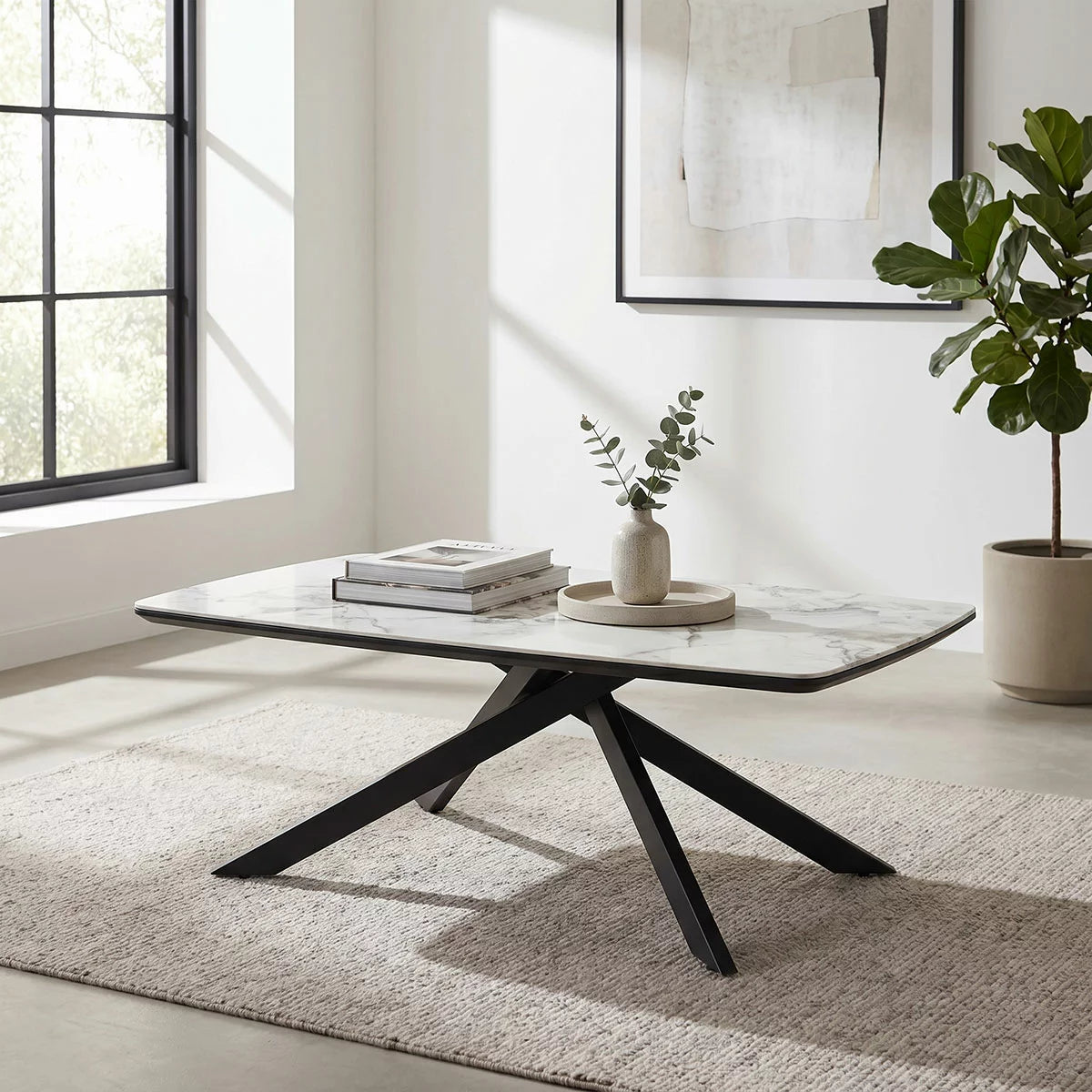 Indus Valley Reva Ceramic Coffee Table
