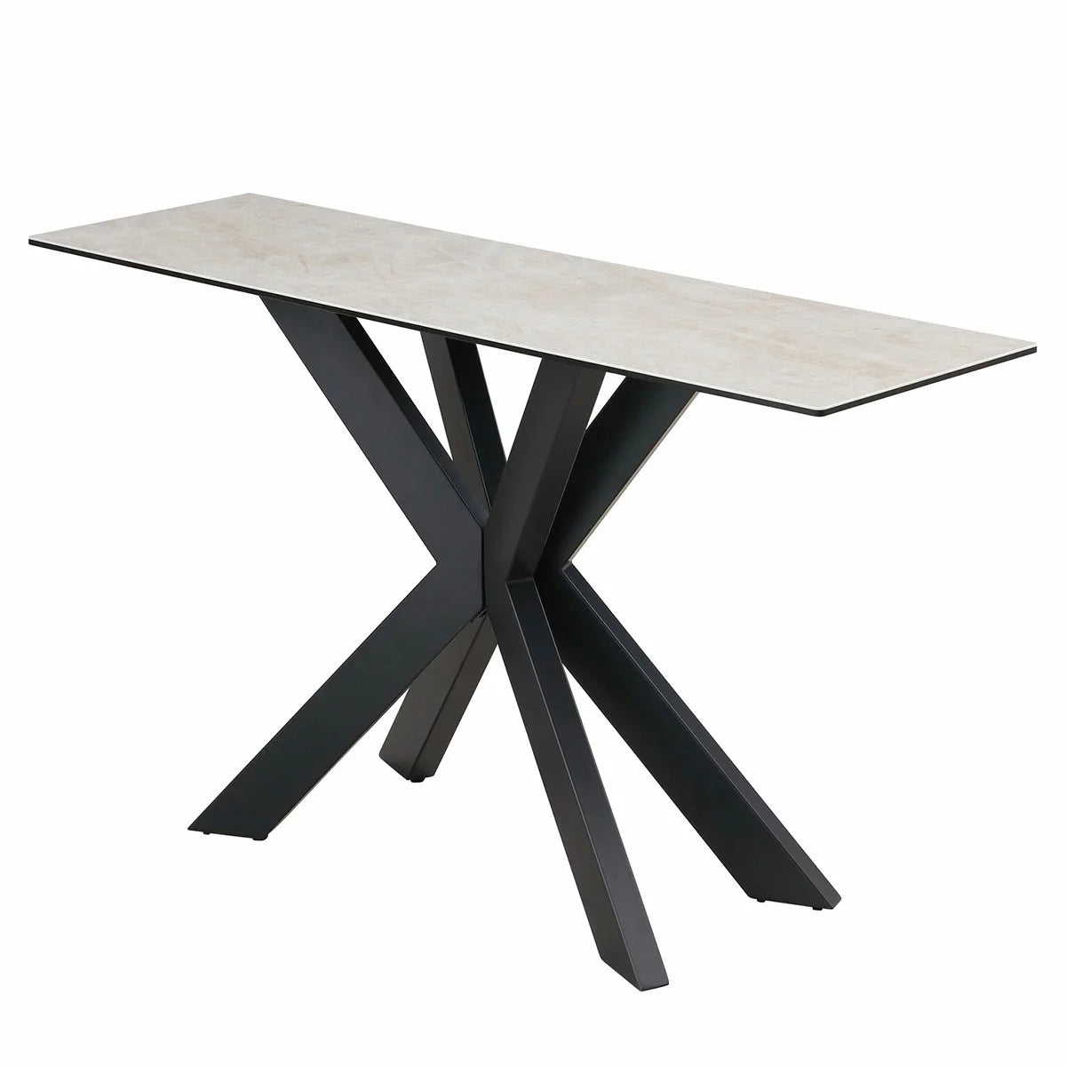 Indus Valley Arden Sand Ceramic Console Table