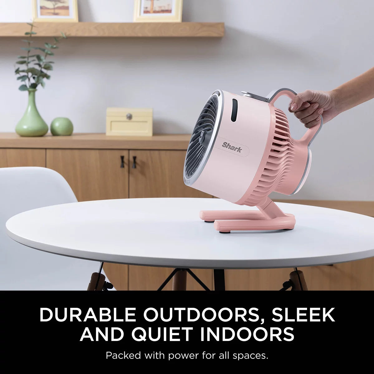 Shark FA050UKPK FlexBreeze HydroGo Misting Fan in Pink