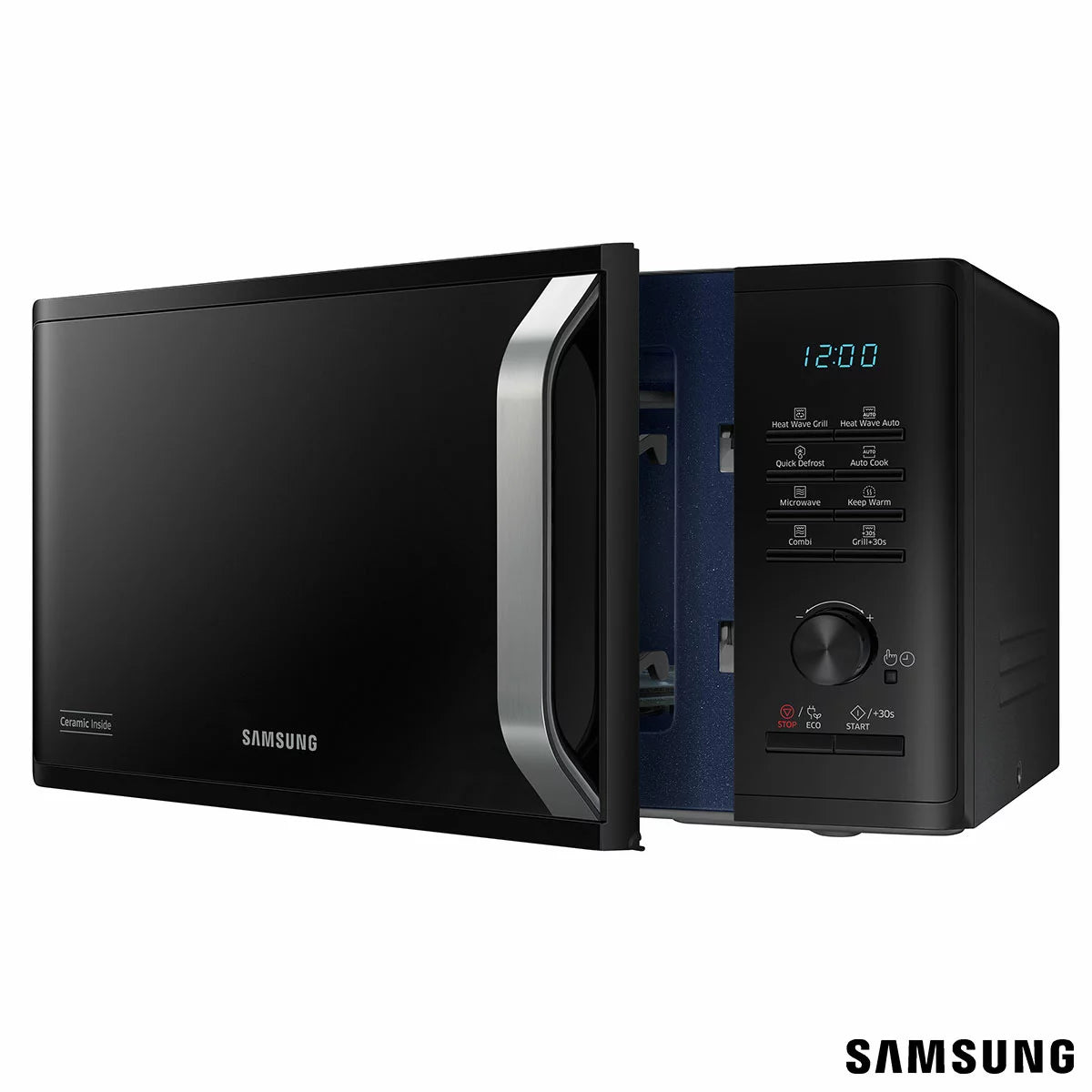 Samsung MG23K3575AK/EU Heat Wave 23L Microwave with Grill in Black