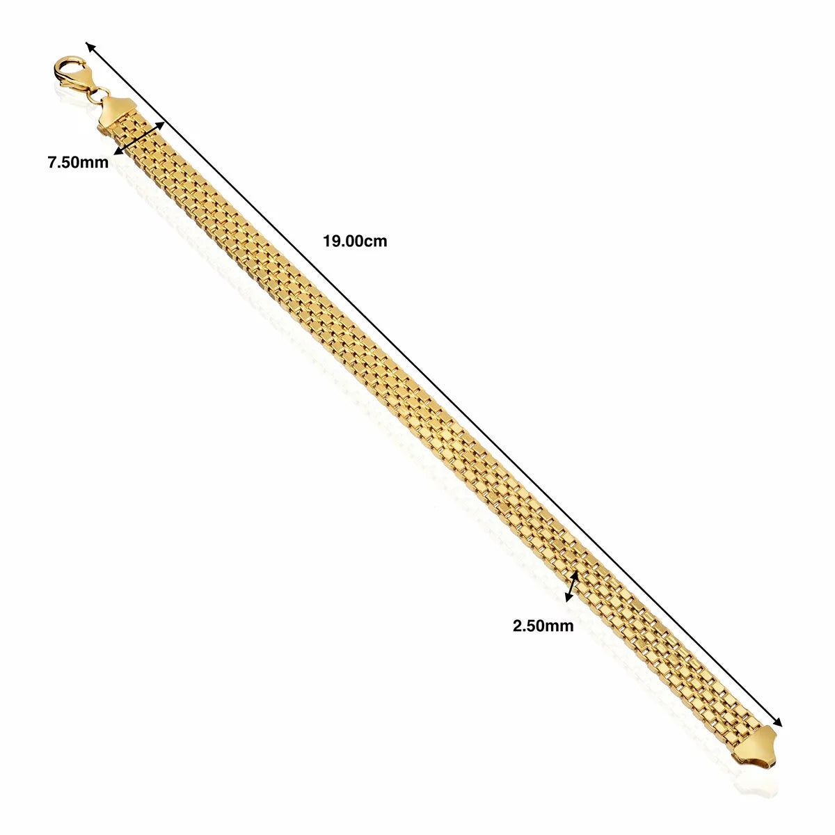 14ct Yellow Gold Veneziana Bracelet