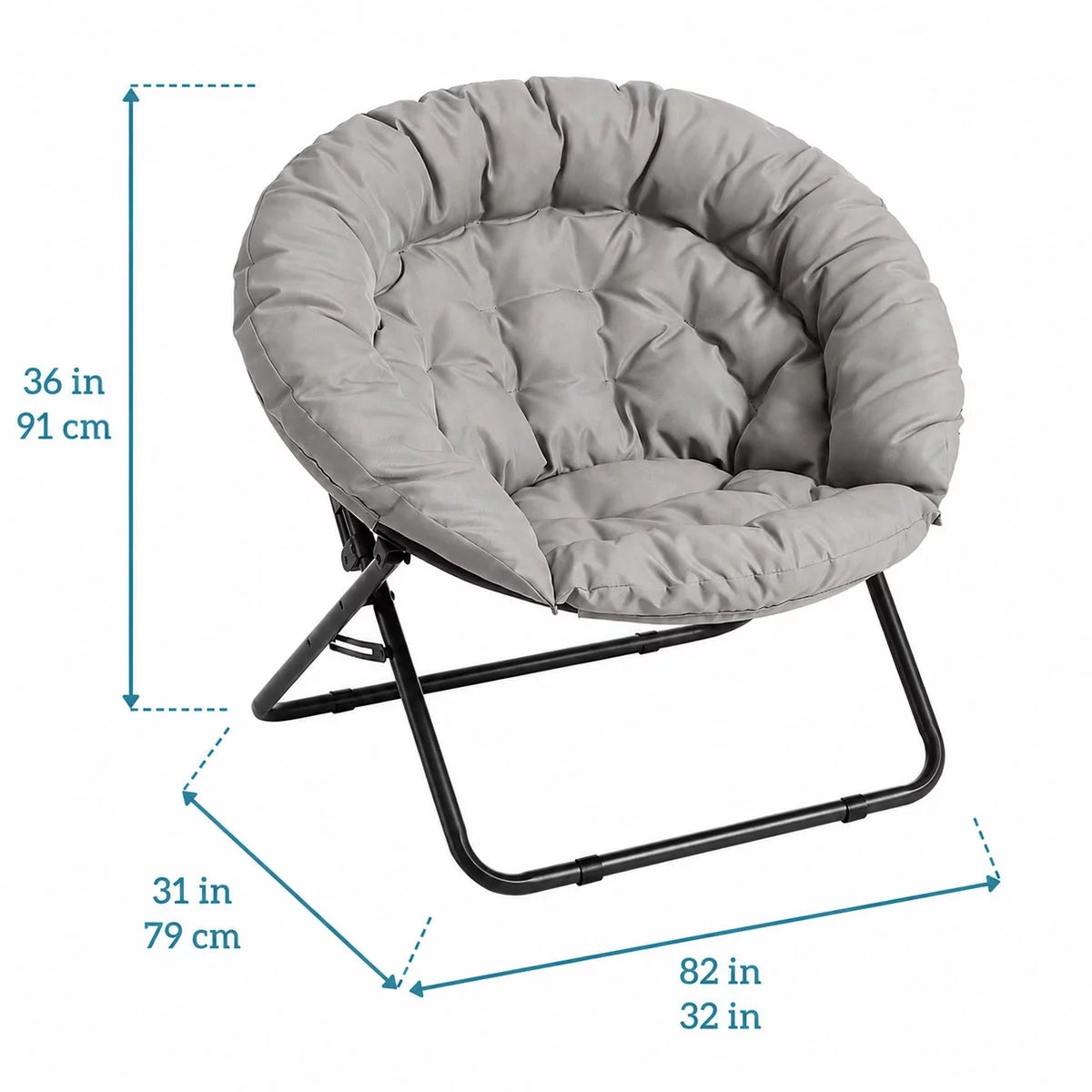 Idea Nuova Oversized Saucer Chair, view 14
