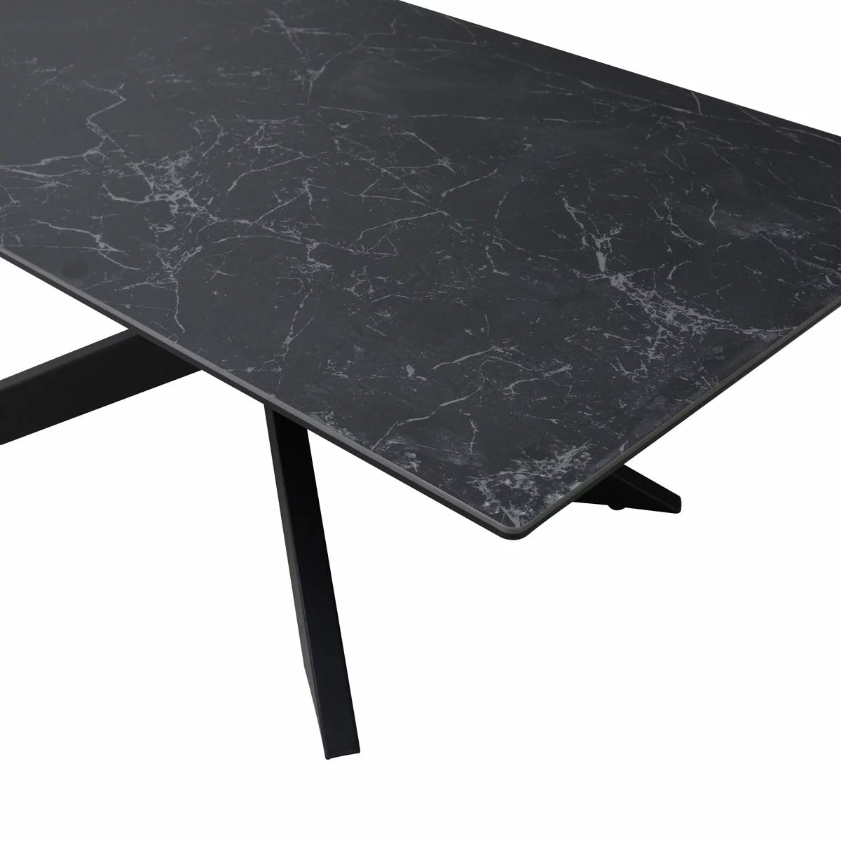 Indus Valley Arden Black Ceramic Coffee Table