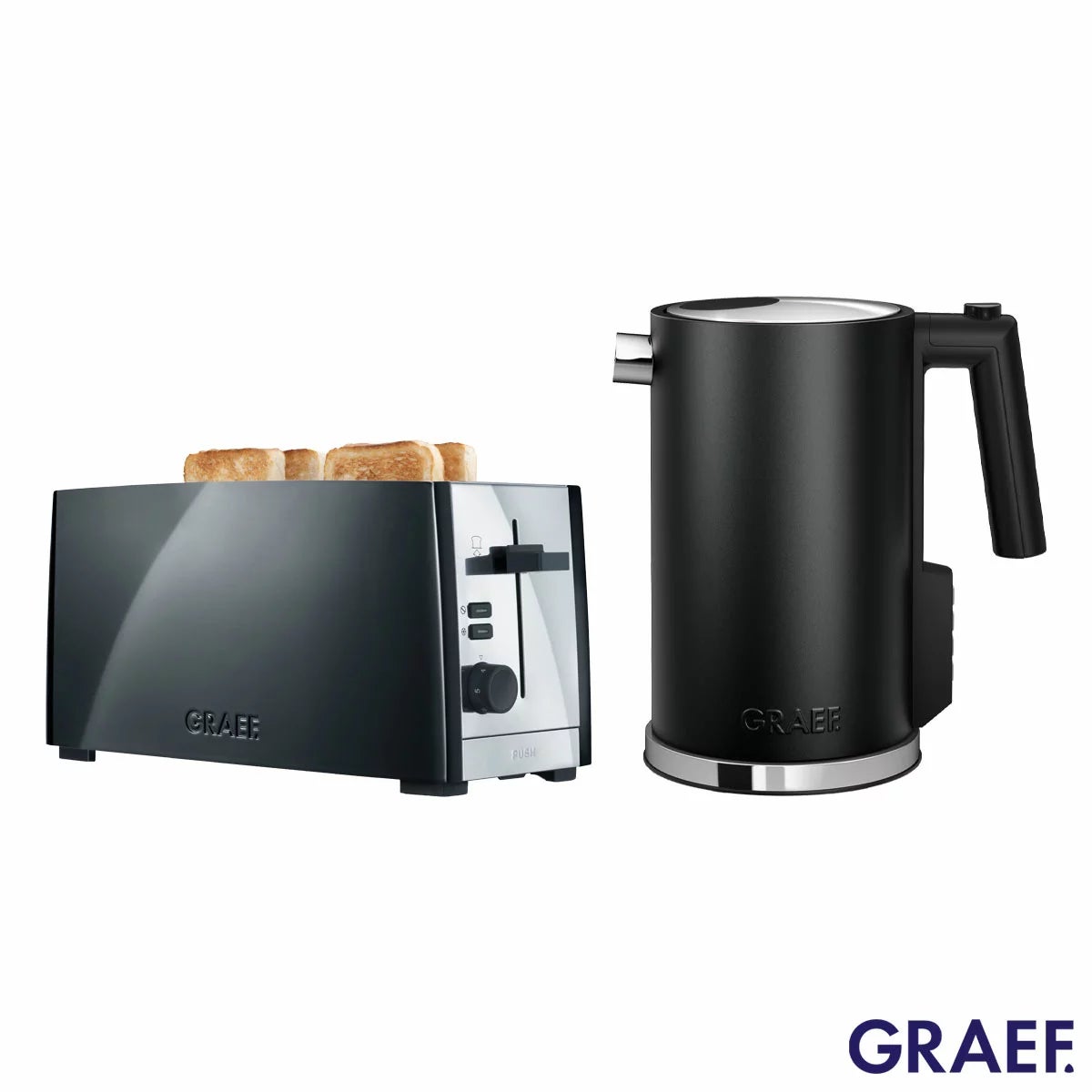 Graef 1.2L Kettle & 4 Slice Toaster Bundle, view 12