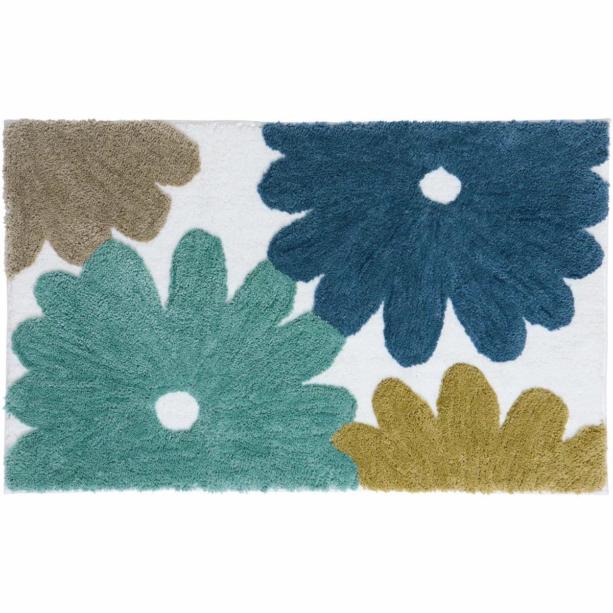 Home Inspiration Flower Bath Mat, 55 x 91 cm, view 7