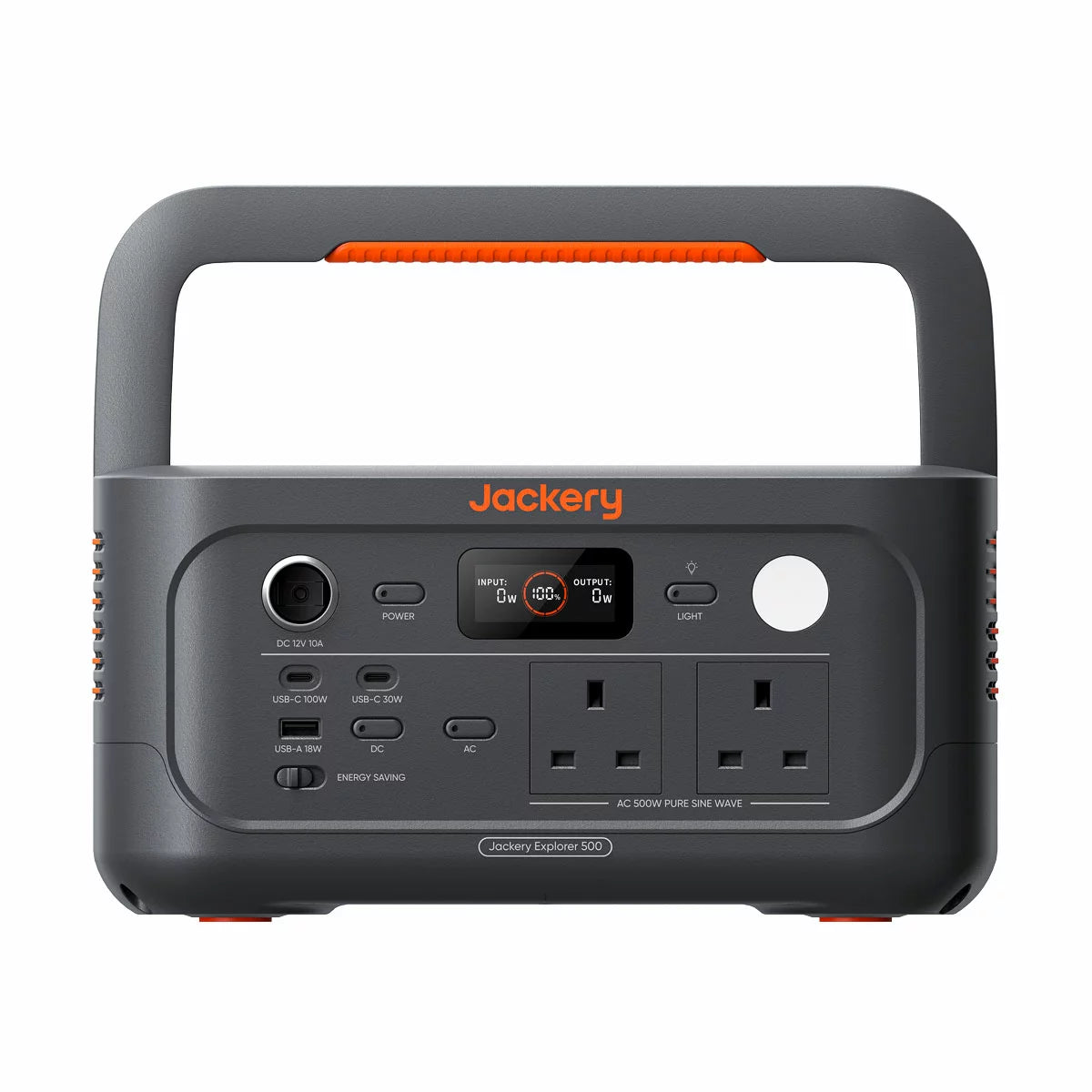 Jackery Explorer E500 v2 Portable Power Station, 512 Wh
