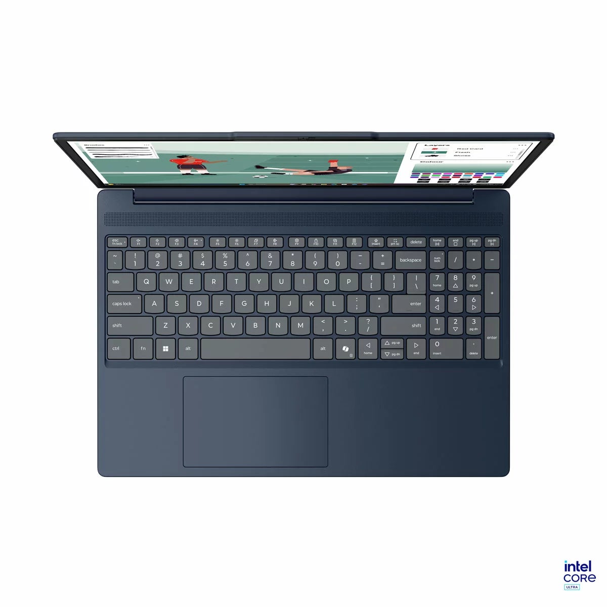 Lenovo IdeaPad Slim 3, Copilot+ PC, Intel Core Ultra 5, 24GB RAM, 512GB SSD, 15.3 inch Laptop, 83UR002JUK, view 3