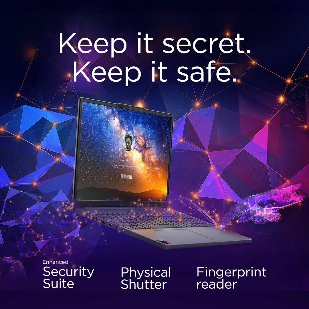 Lenovo IdeaPad Slim 3, Copilot+ PC, Snapdragon X1, 16GB RAM, 256GB SSD, 15.3 inch Laptop, 83N3007AUK, view 6