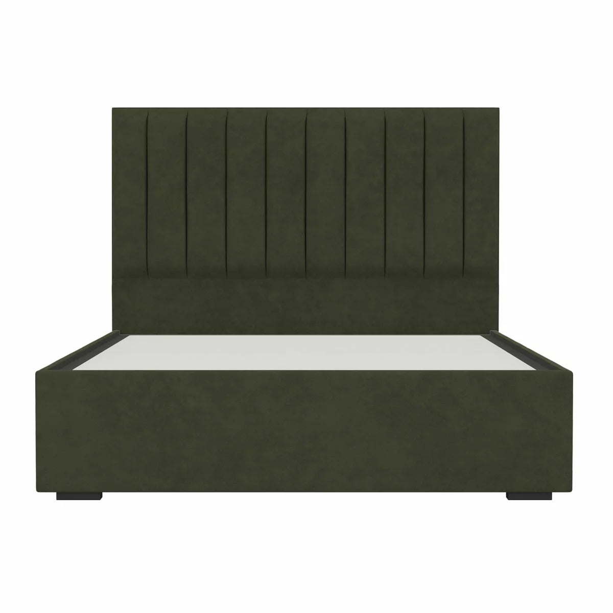 Highgrove Swift Green Fabric Full Ottoman Bed Frame in 3 Sizes, view 17