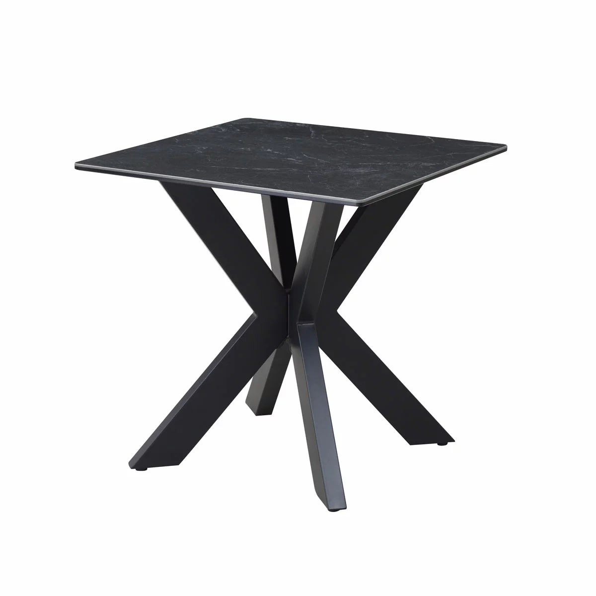 Indus Valley Arden Black Ceramic Side Table