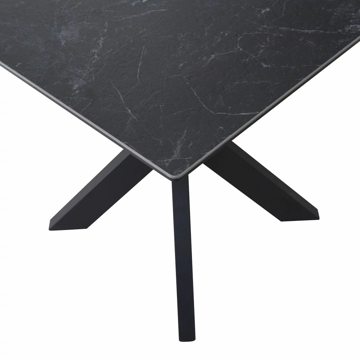Indus Valley Arden Black Ceramic Side Table
