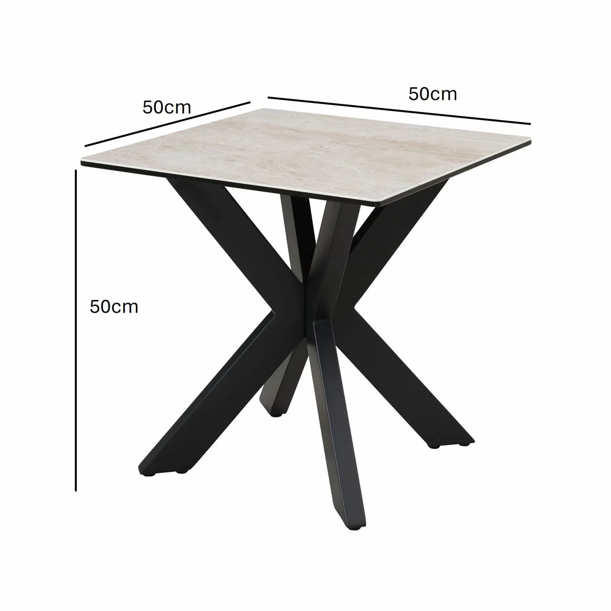 Indus Valley Arden Sand Ceramic Side Table