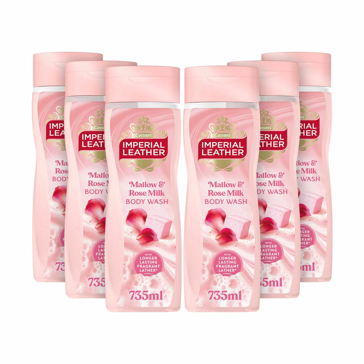Imperial Leather Shower Gel in 2 Options, 6 x 735ml