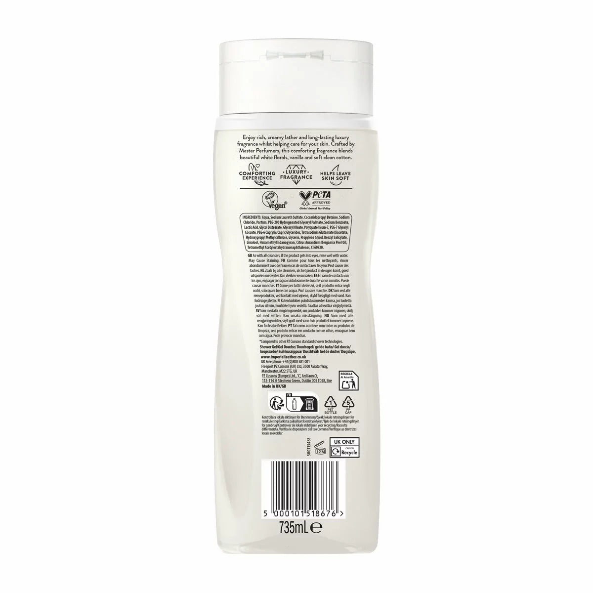 Imperial Leather Shower Gel in 2 Options, 6 x 735ml