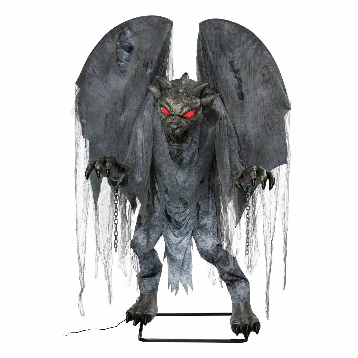 Halloween 7.5ft (2.3m) Animated Gargoyle With Lights & Sounds