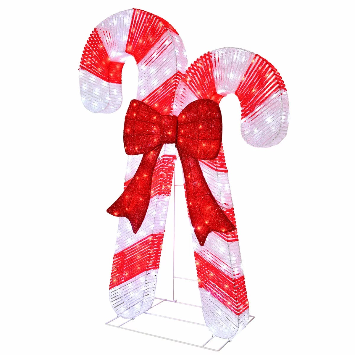 72 IN Candy Cane With LED Lights, view 2