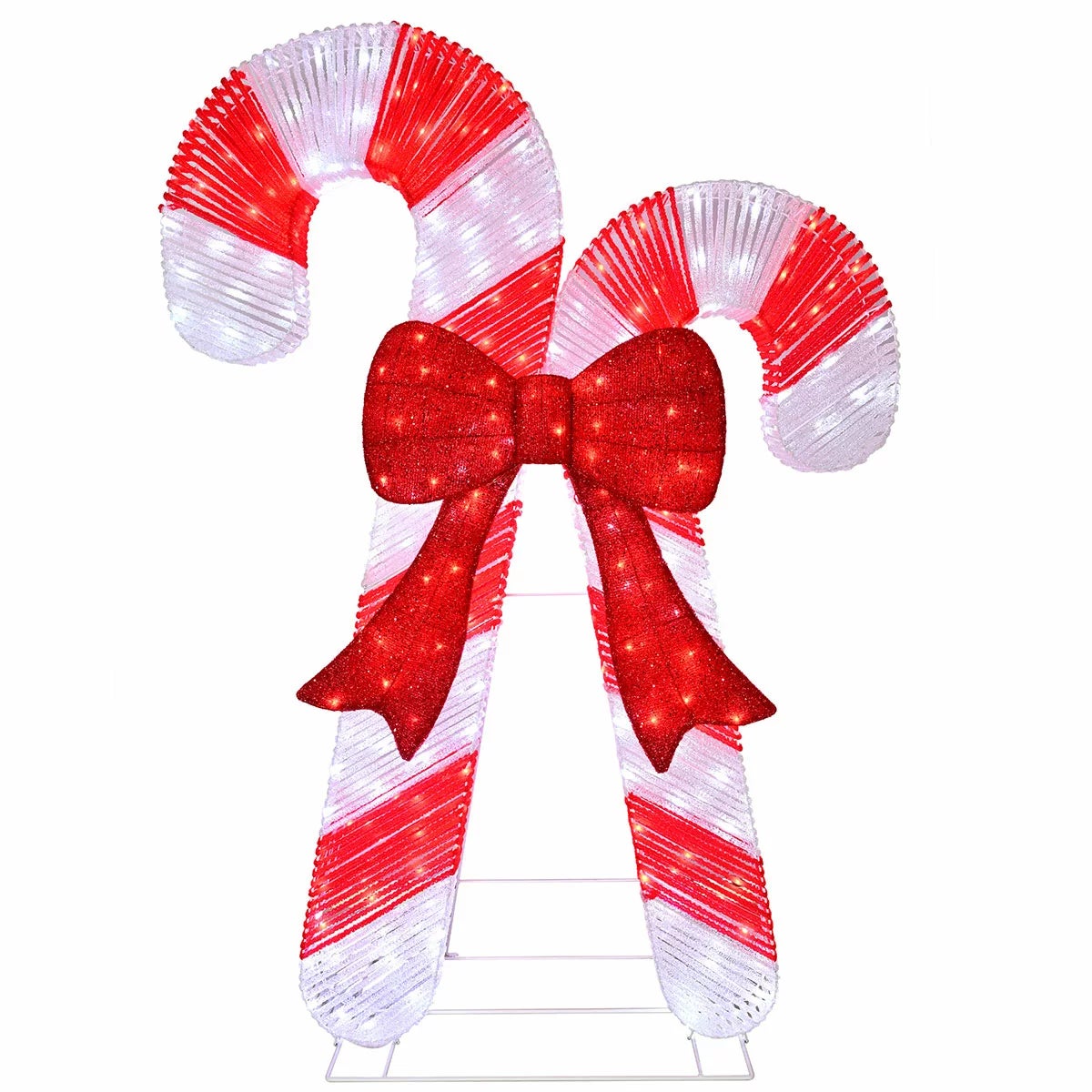 72 IN Candy Cane With LED Lights, view 3