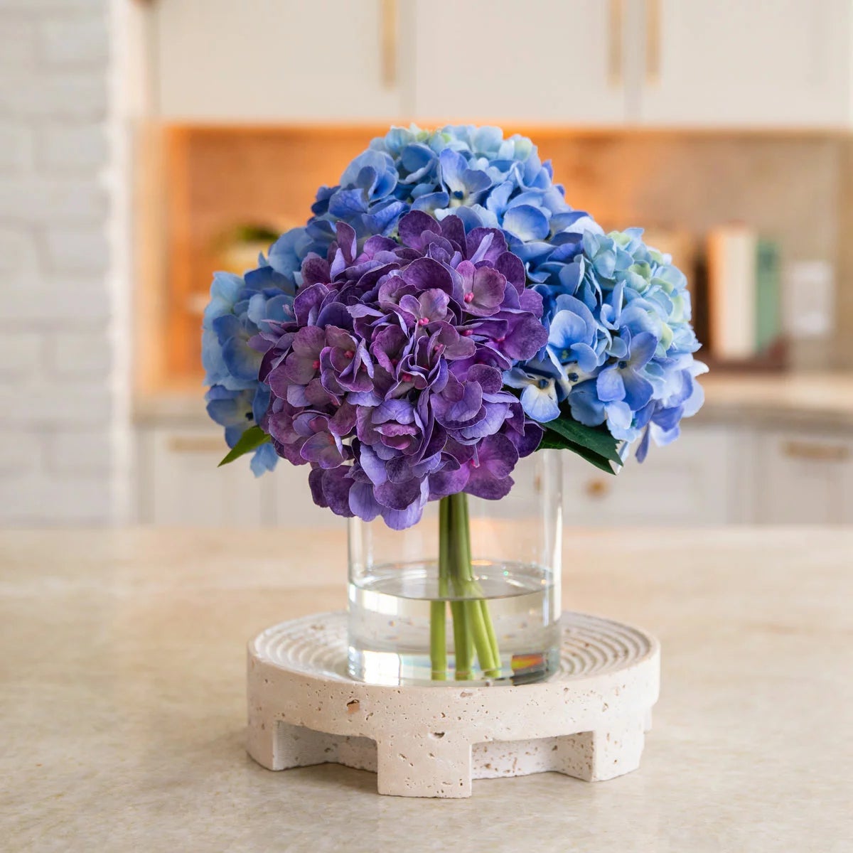 Real Touch Artificial Hydrangea in Vase, view 5