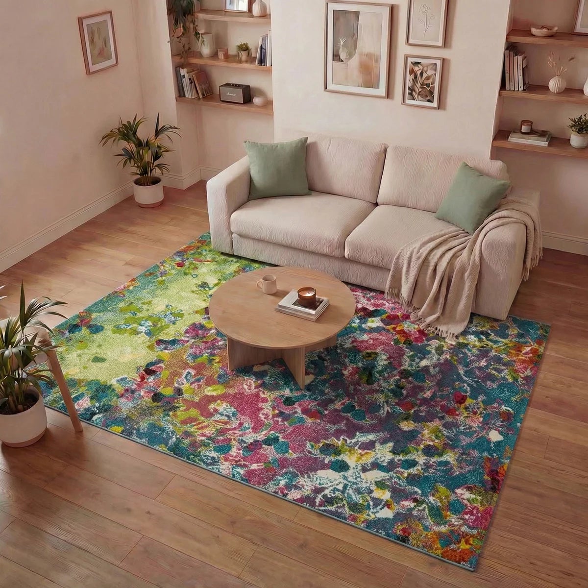 Art Meadow Multicolour Rug, 290 x 200 cm