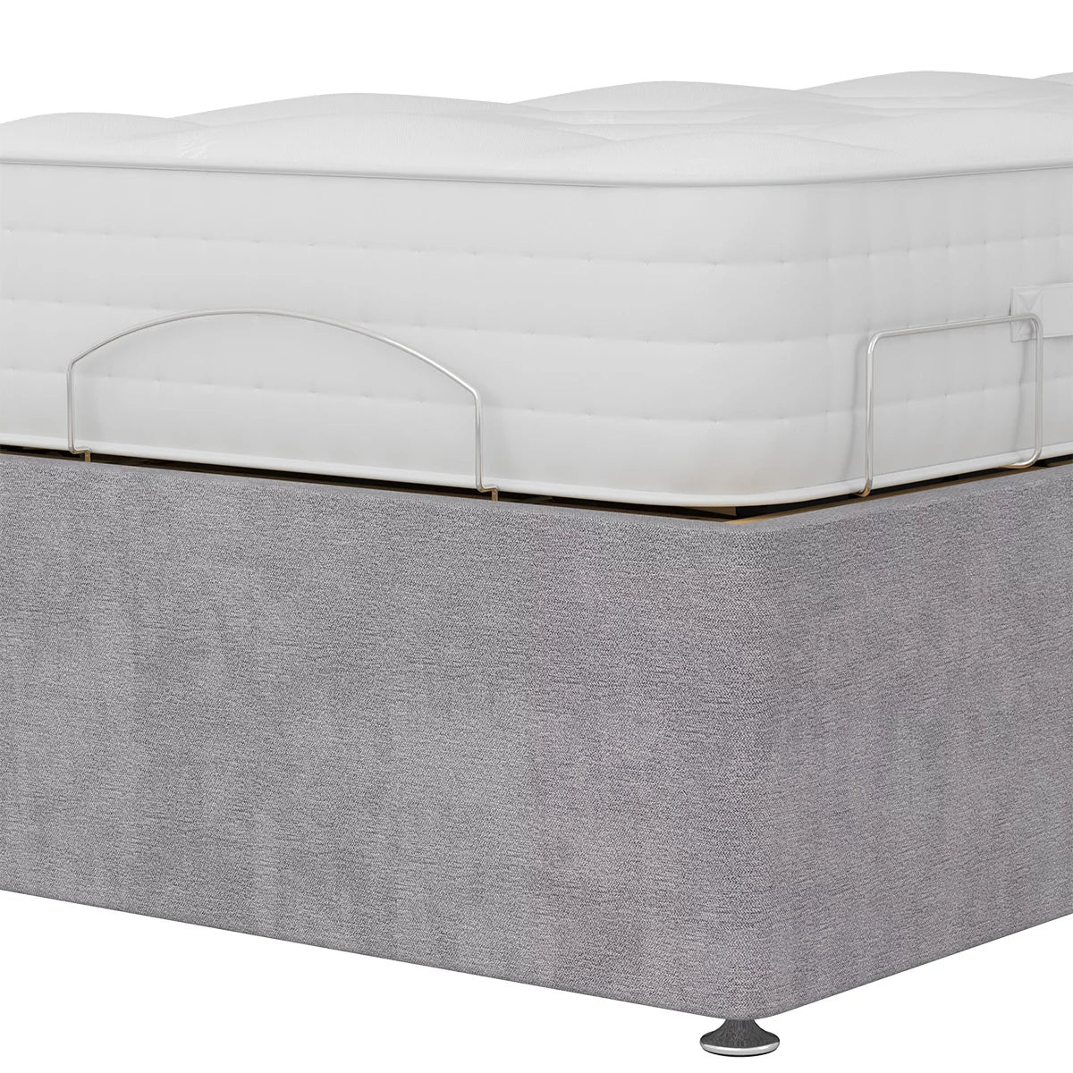 Highgrove Radnor Grey Fabric Electric Adjustable Bed Frame with 1000 Spring
