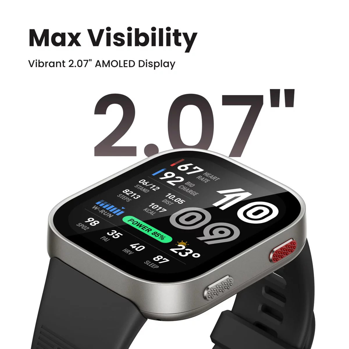 Amazfit Bip Max Silver Smart Watch