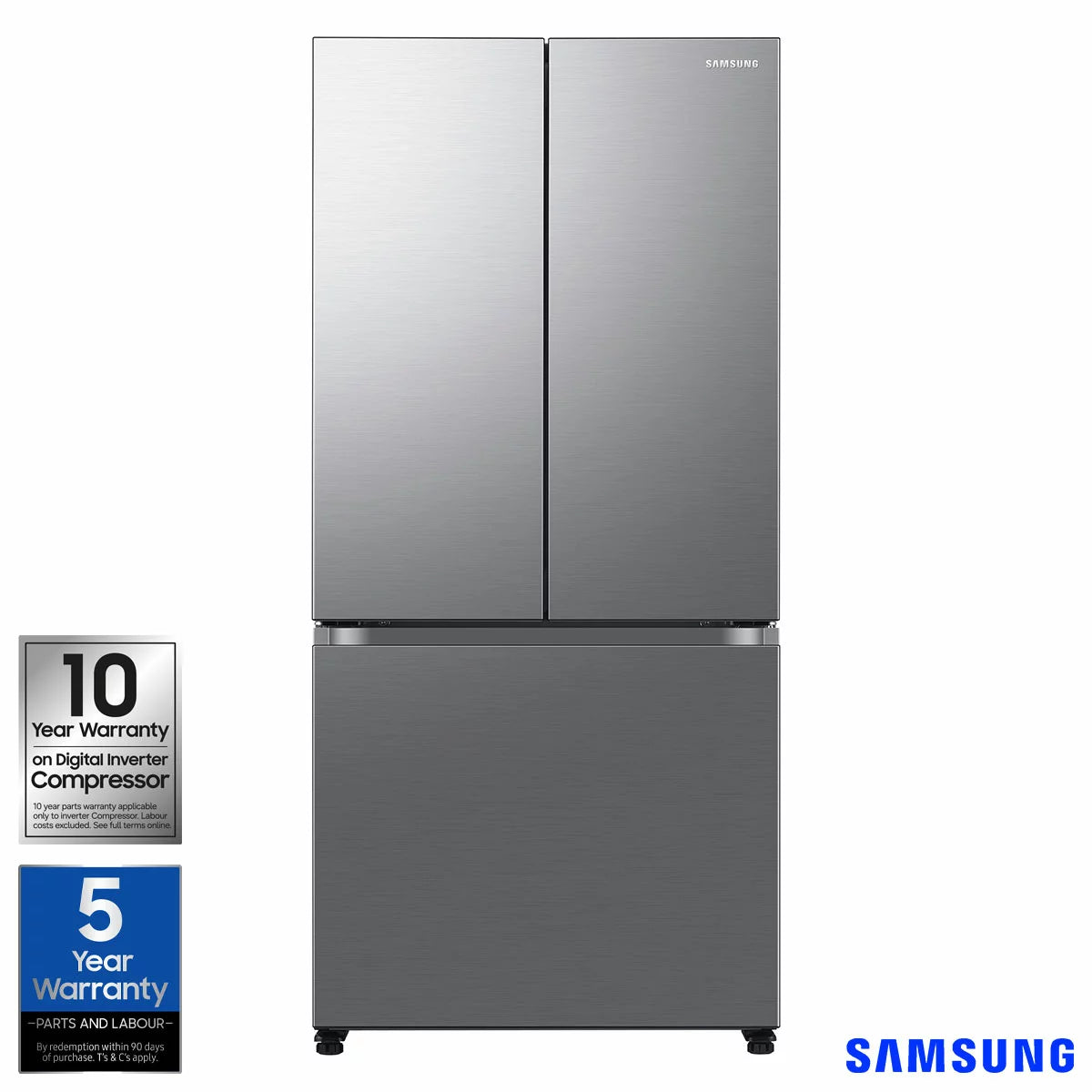 Samsung Series 8 RF50C510ES9 496L Multidoor Fridge Freezer, E Rated in Stainless