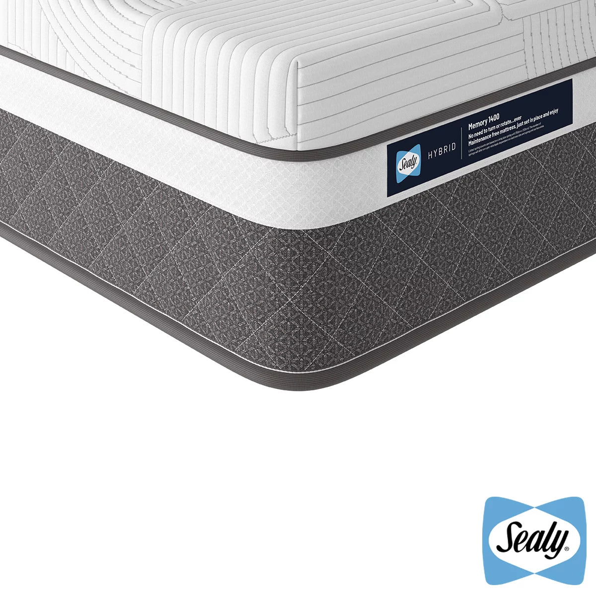 Sealy 1400 Pocket Hybrid Memory Mattress in 4 Sizes
