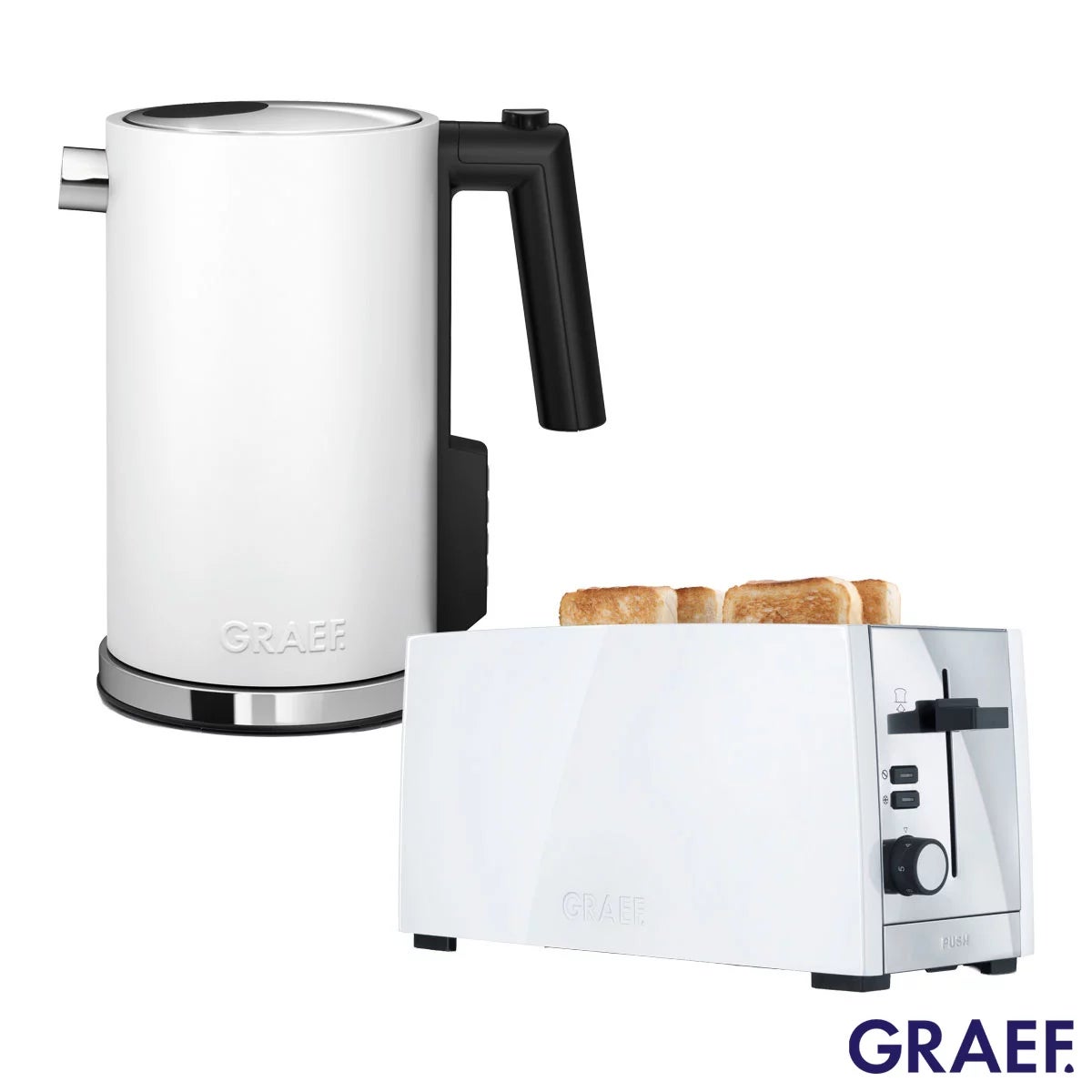 Graef 1.2L Kettle & 4 Slice Toaster Bundle, view 6