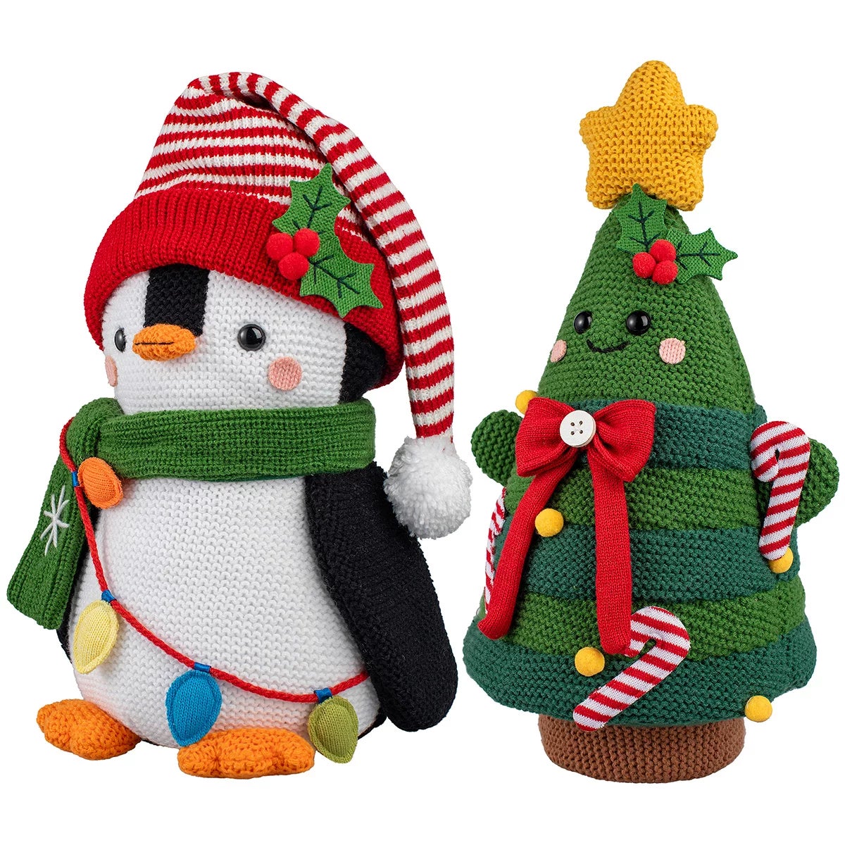 16 inch Christmas Knit Characters Assortment- Set Of 2, view 15