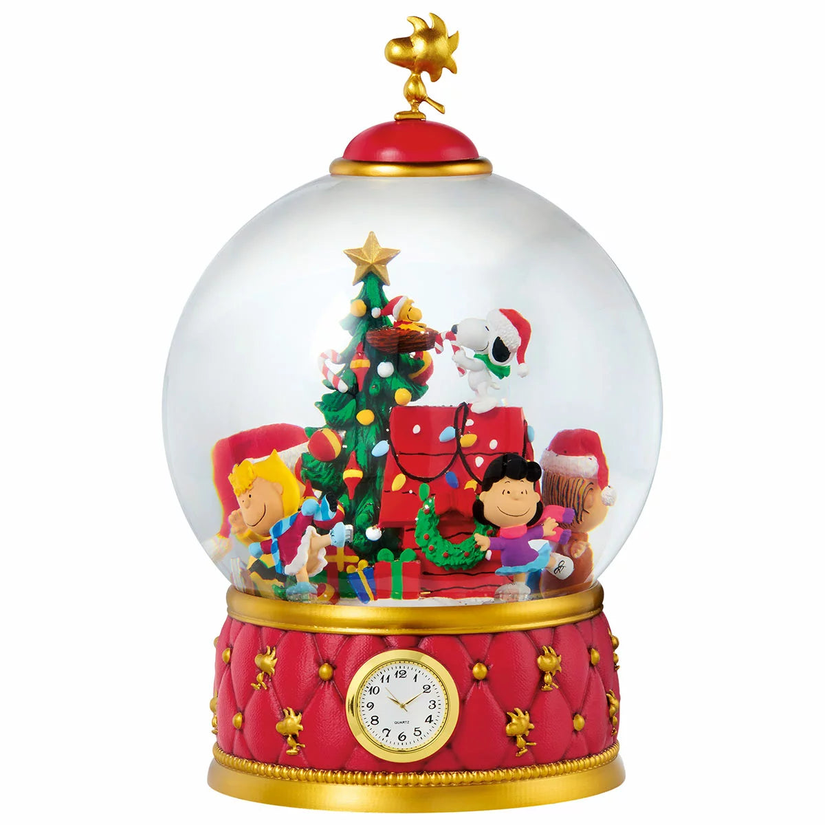 Christmas Snow Globe With Glitter And LED Lights, view 3