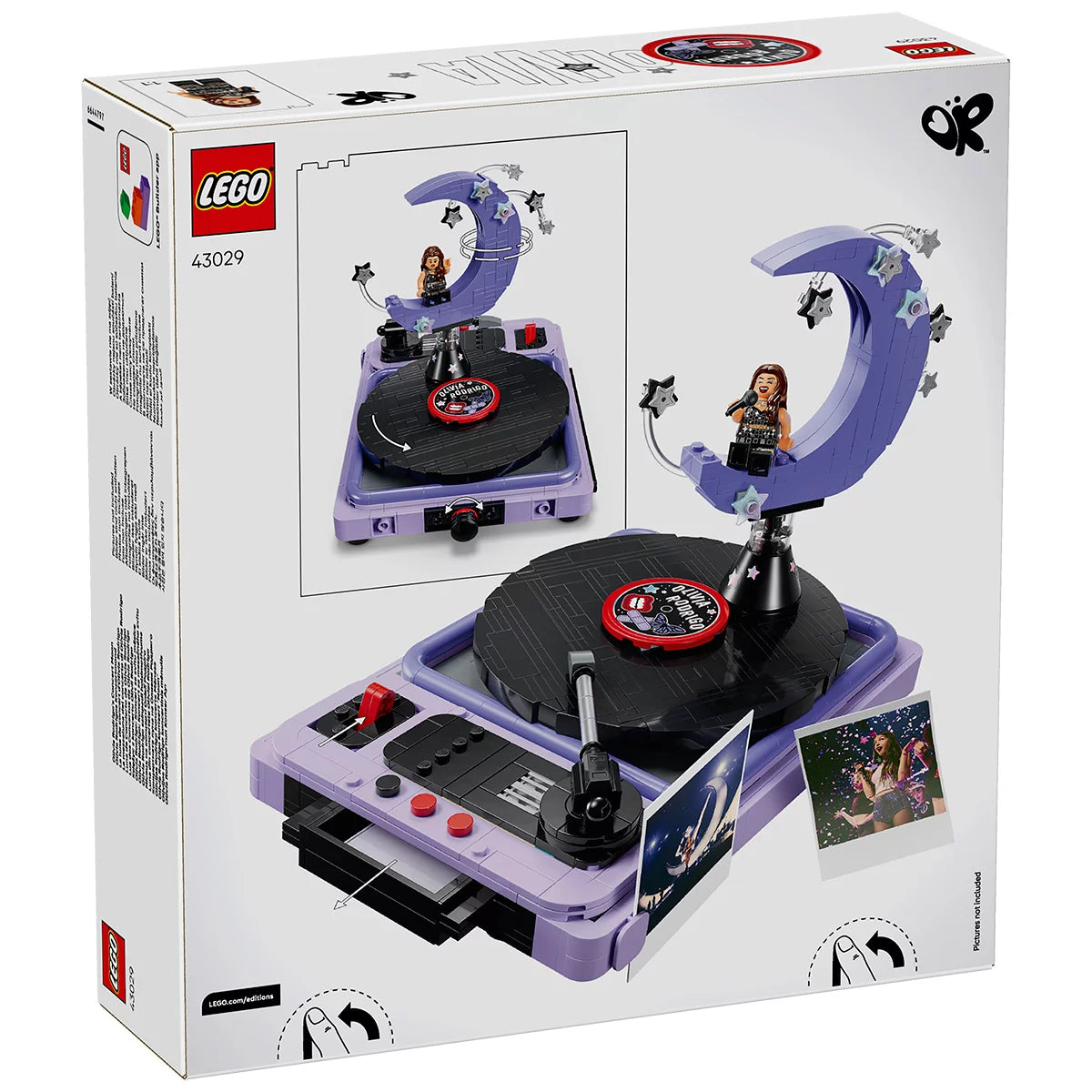 LEGO Editions Music Olivia Rodrigo - Vinyl Player - Model 43029 (14+ Years)