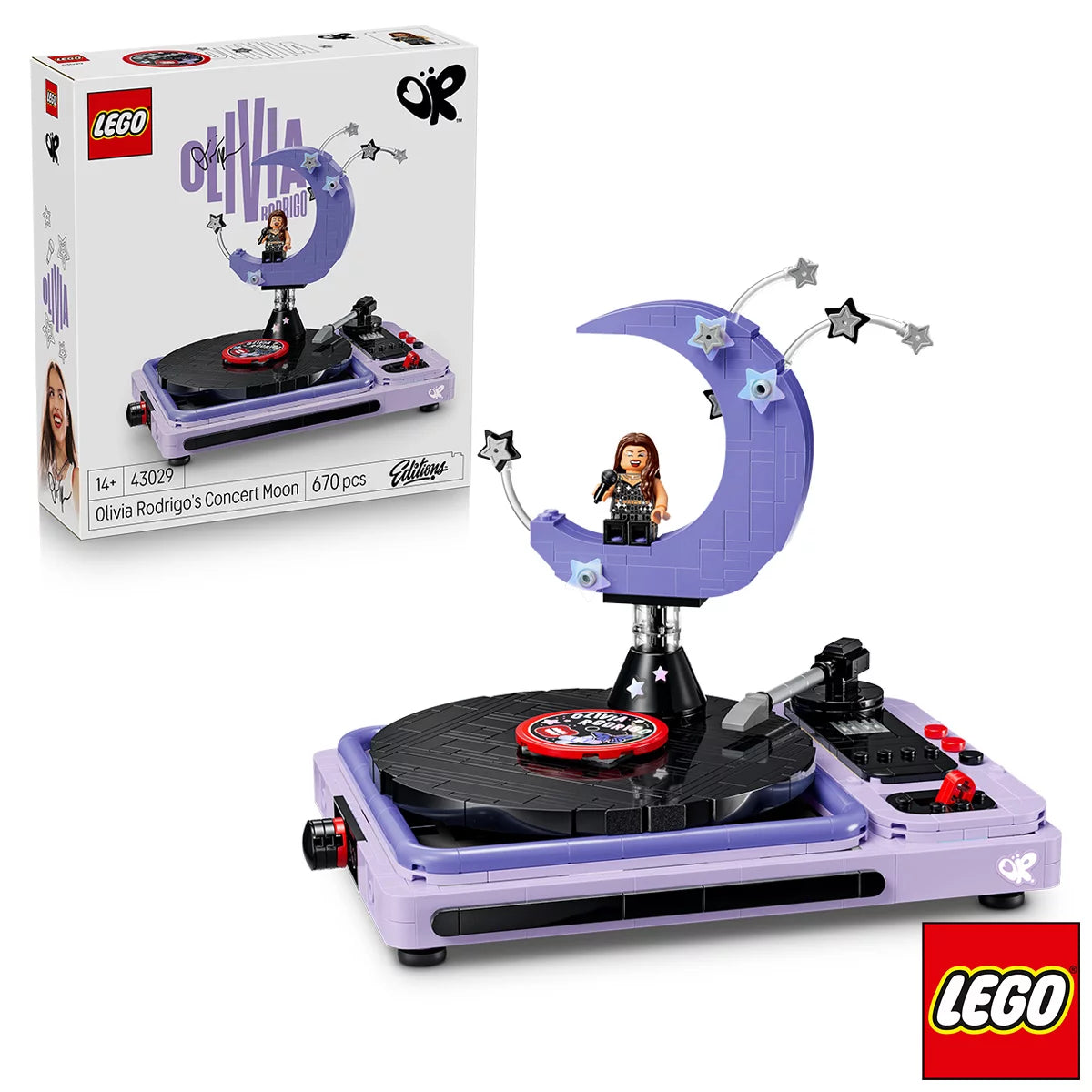 LEGO Editions Music Olivia Rodrigo - Vinyl Player - Model 43029 (14+ Years)